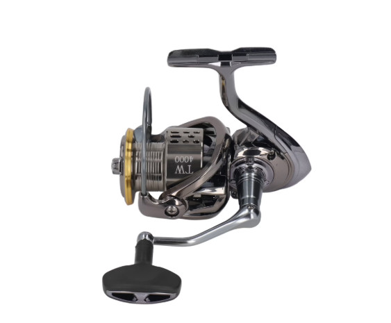 TW Fishing Reel Metal Spinning Fishing Reel with Grip 5.5:1 Aluminum Alloy