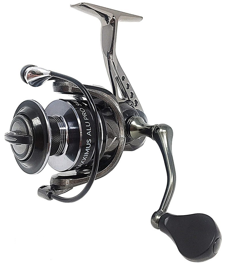 FLADEN MAXXIMUS ALU PRO SPINNING REEL+SPARE SPOOL SEA LURE GAME COARSE BASS PIKE