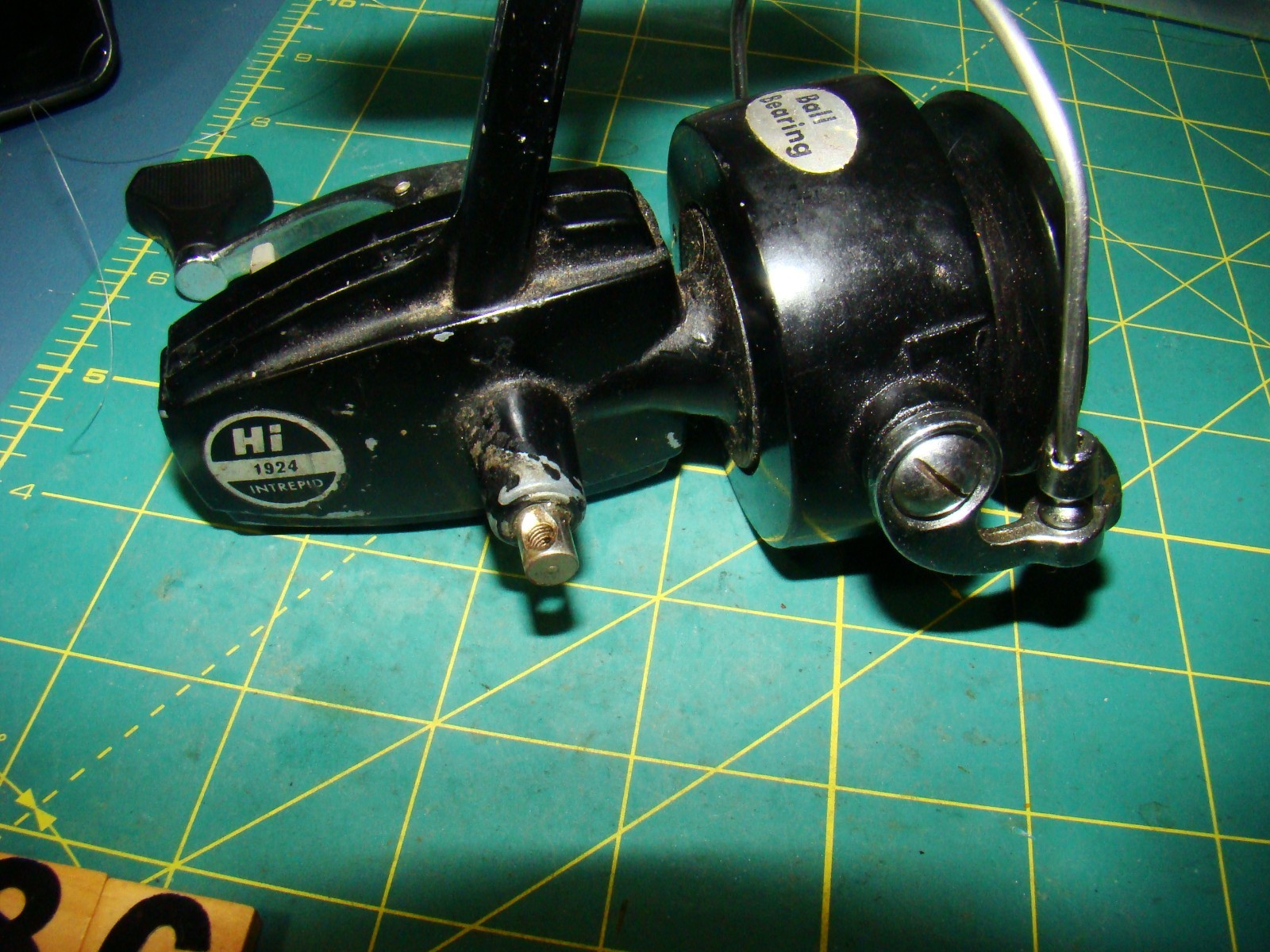 W0586 PR VINTAGE HORROCK IBBOTSON HI INTREPID NEW DELUXE SPINNING FISHING REEL