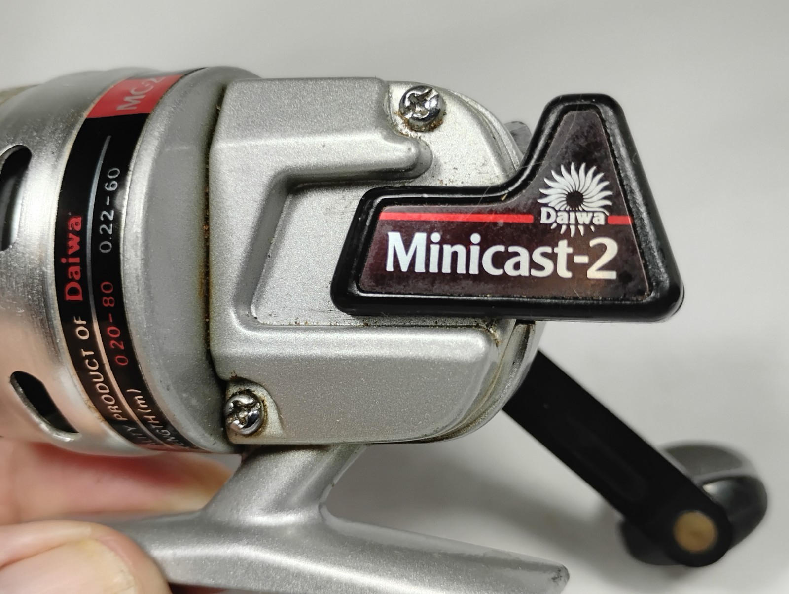Vintage Daiwa Minicast Ultra Light Spincast Reel MC 2 Made in Korea