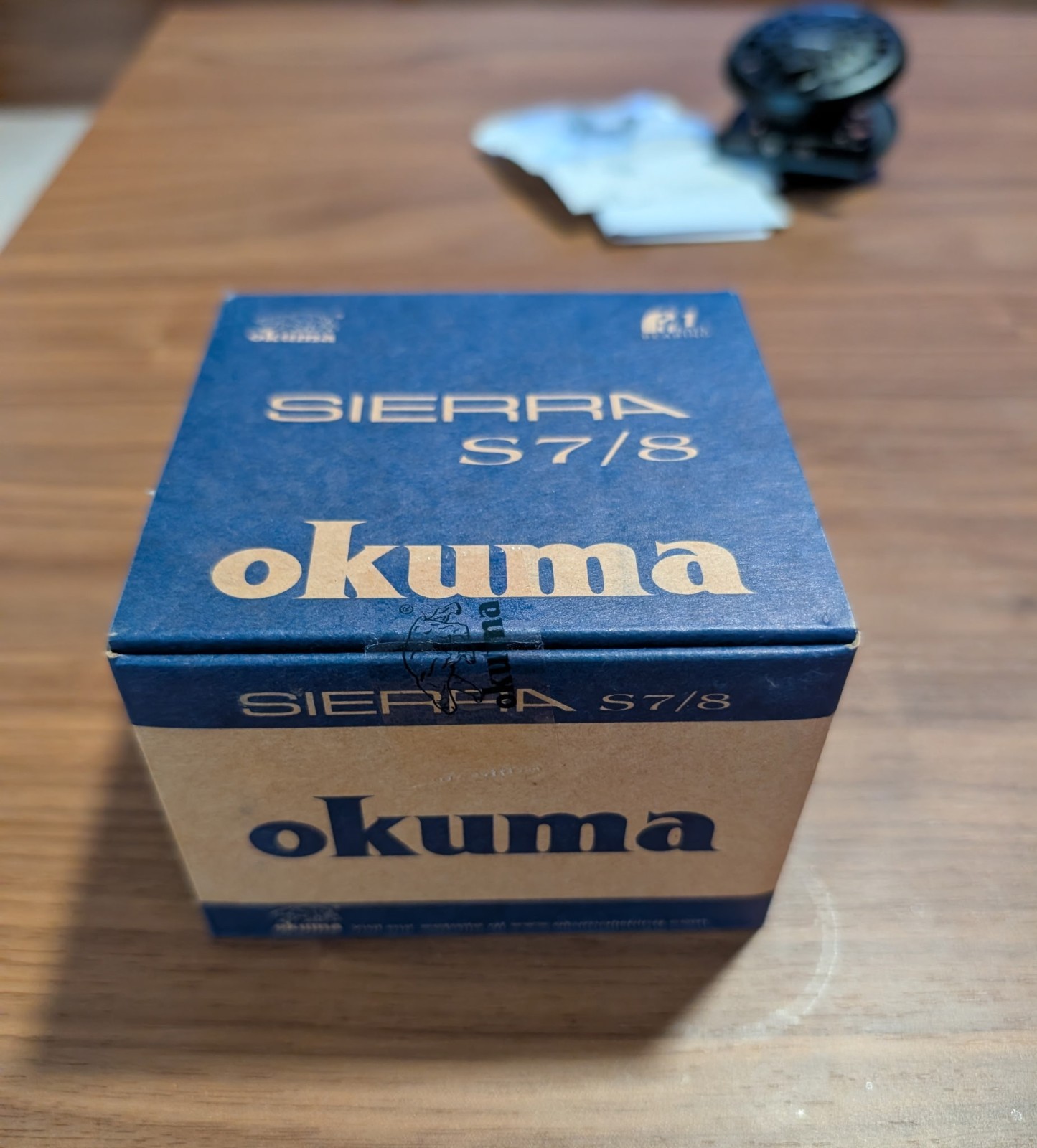 Okuma Sierra S 7/8 Fly Fishing Reel Black Die Cast Aluminum