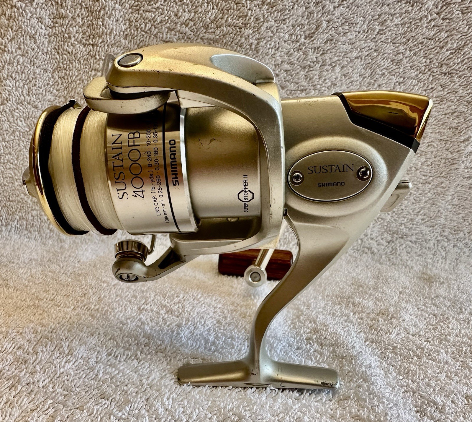 Shimano Sustain 4000 FB…5 BB 1 RB…Great Condition…Very Smooth…Made In Japan…