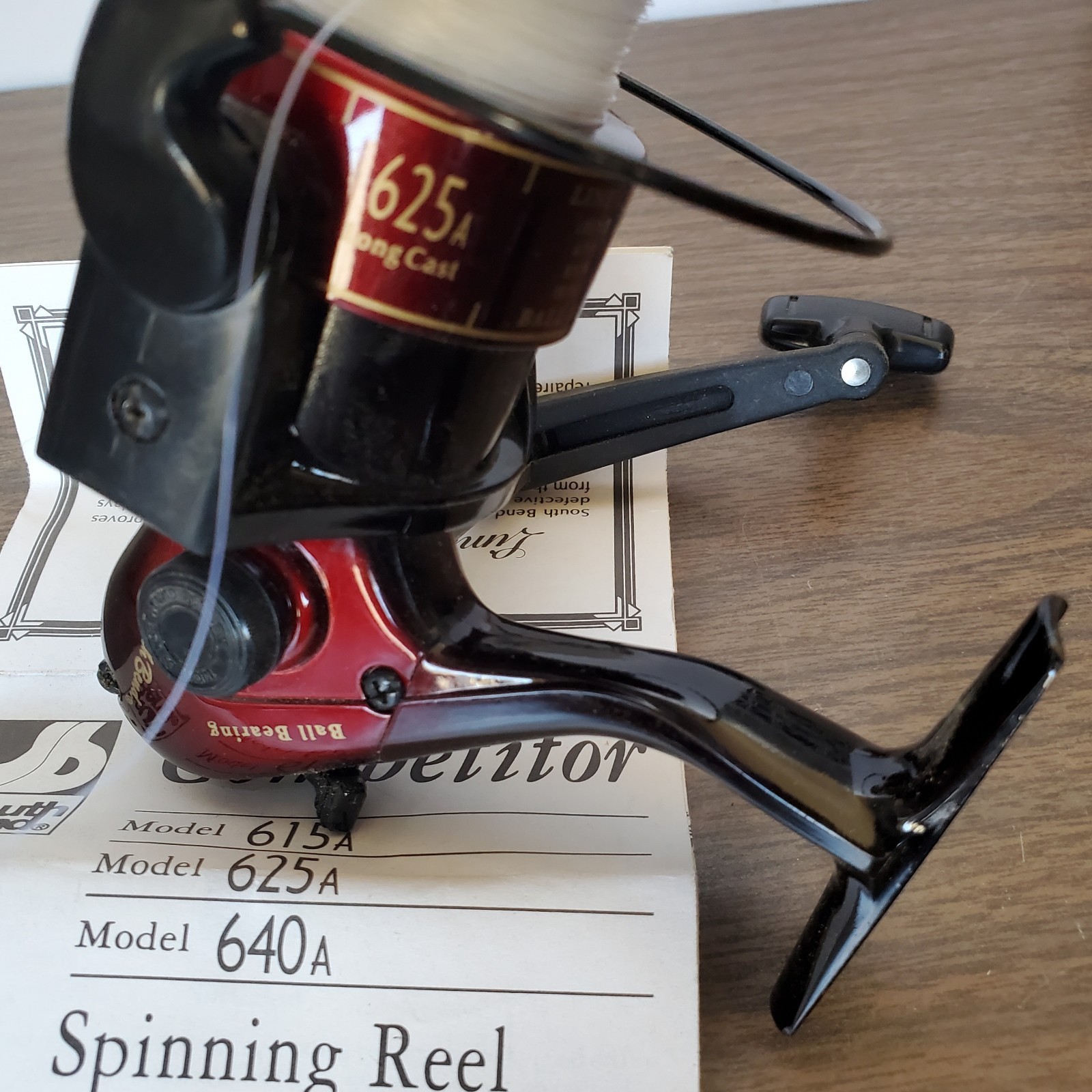 South Bend COMPETITOR 625A Long Cast Spinning Fishing Reel