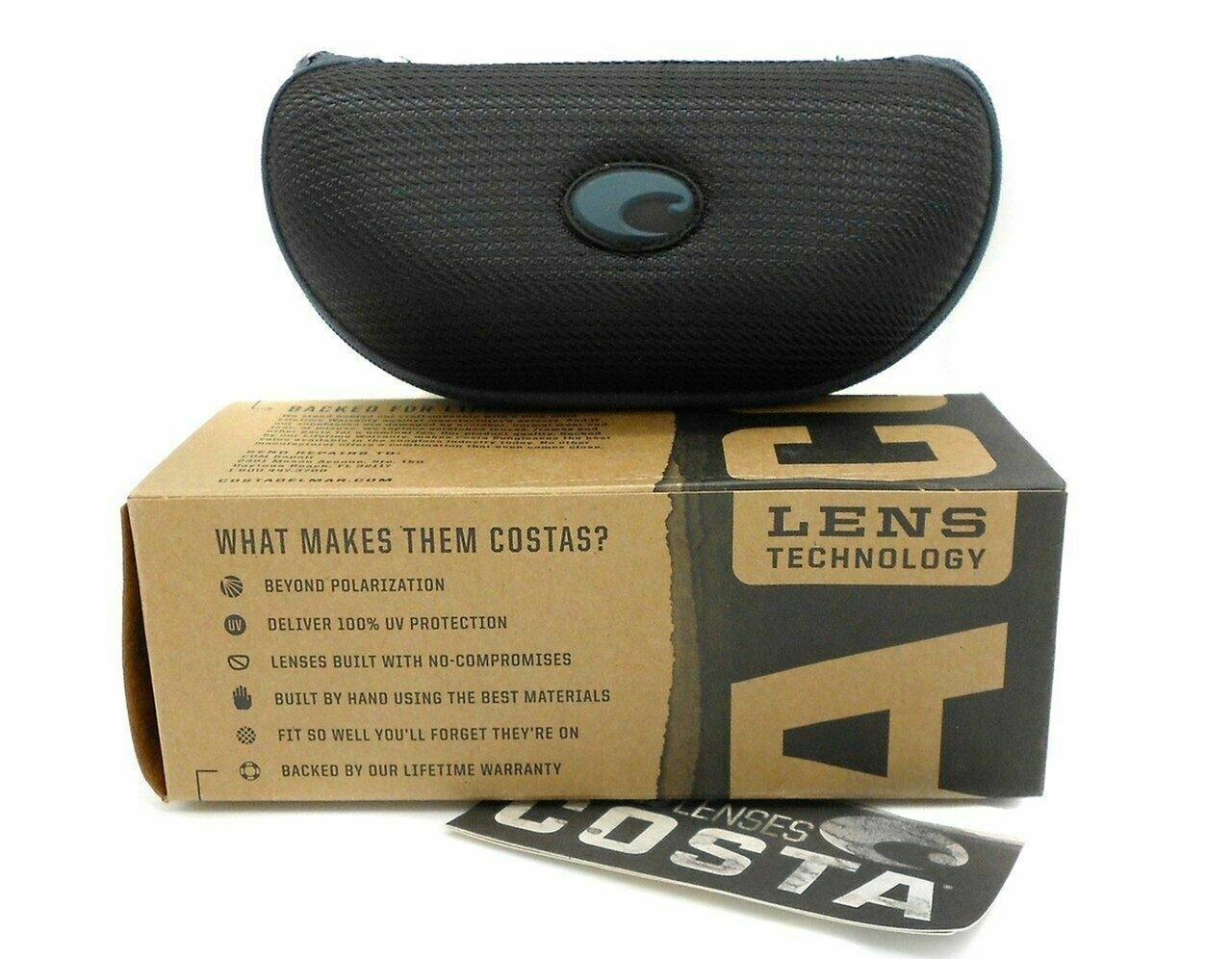 Costa Del Mar SLACK TIDE Shiny Black / Green Mirror Sunglasses 580G SLT11 OGMGLP