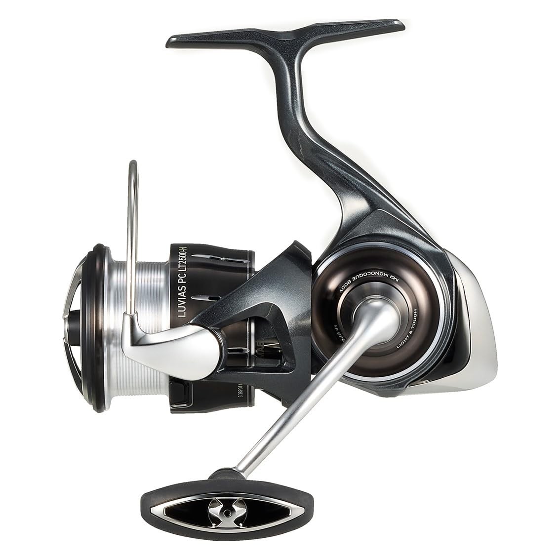 Daiwa 24 LUVIAS PC LT2500-H Spinning Reel New in Box Both Handed Gun Metalic