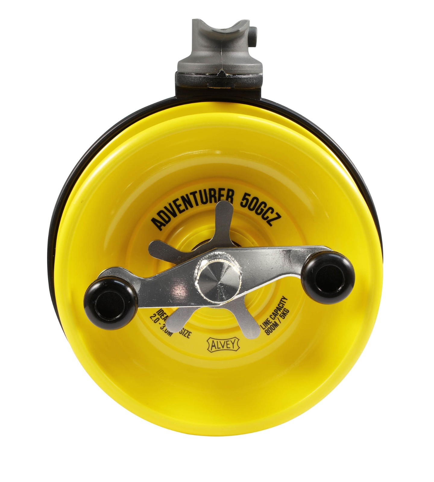 Alvey 50GCZ-LH-Y Adventurer Series Reel LEFT Hand Graphite Saltwater Fly Reel