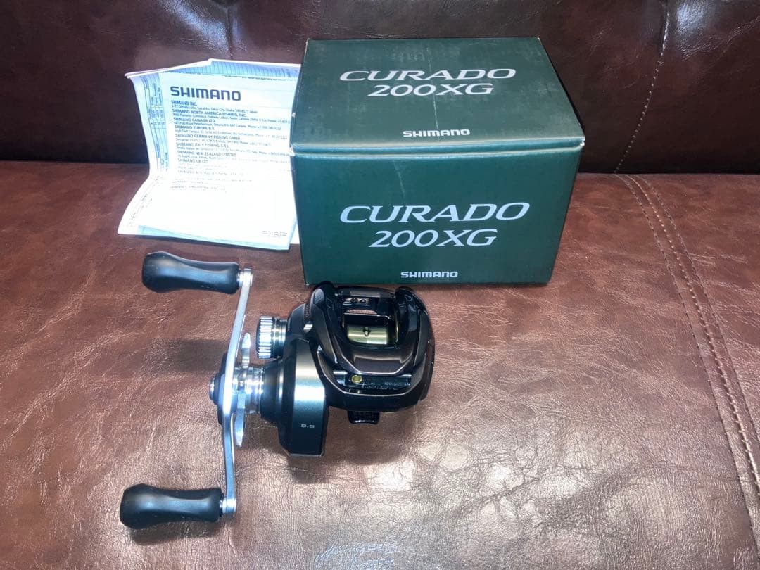 Shimano Curado 200 XG Baitcasting Reel 8.5:1 Gear Ratio Low Profile