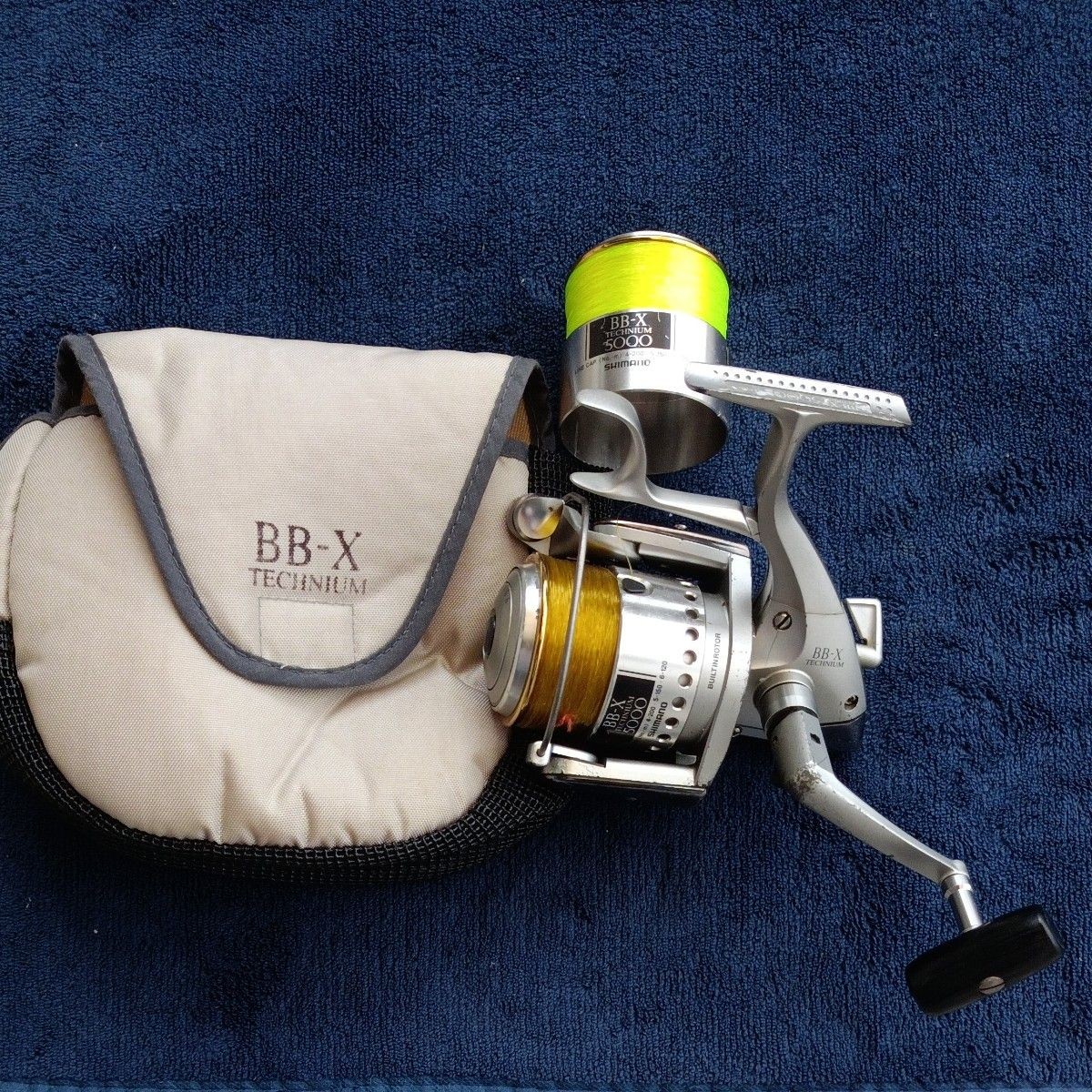 SHIMANO BB-X Technium 5000 Lever Brake Spinning Reel With Case Spare Spool JDM