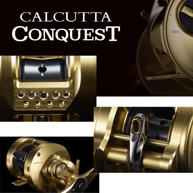 Shimano 21 Calcutta Conquest 100HG Right-Handed (2021 Model) Baitcasting Reel