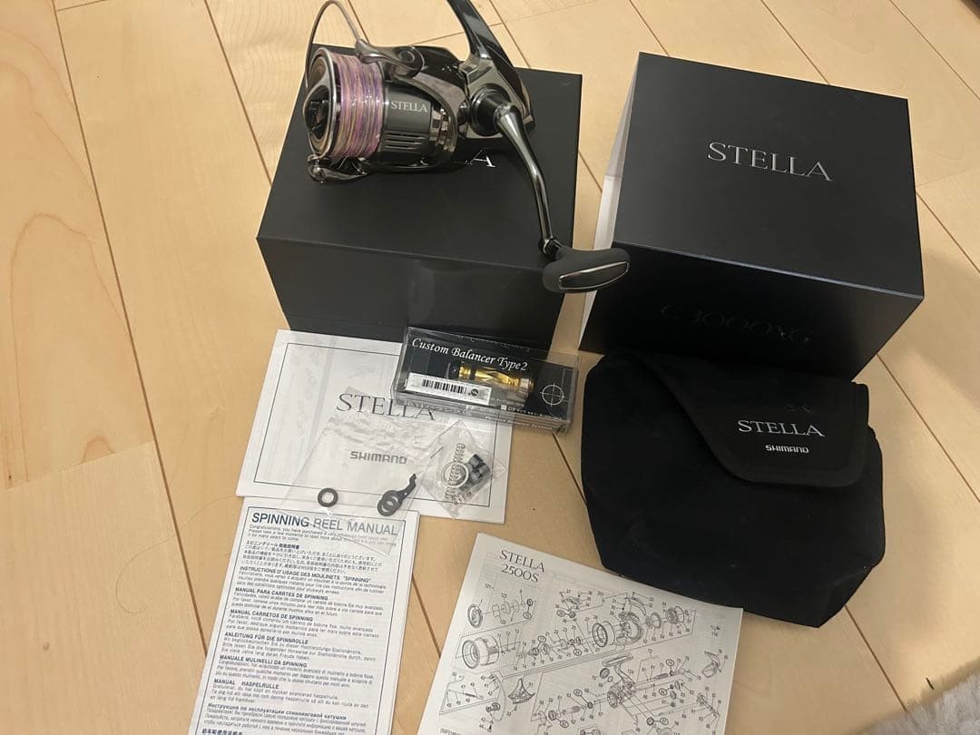 SHIMANO STELLA C3000XG K Spinning Reel High Precision Durable Fishing Gear
