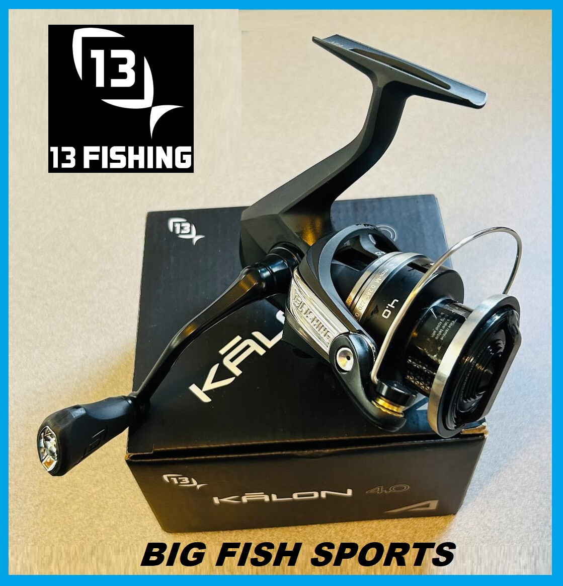 13 FISHING One 3 Kalon A Spinning Reel NEW #KLA-6.2-4.0 FREE USA SHIP- Size 4000
