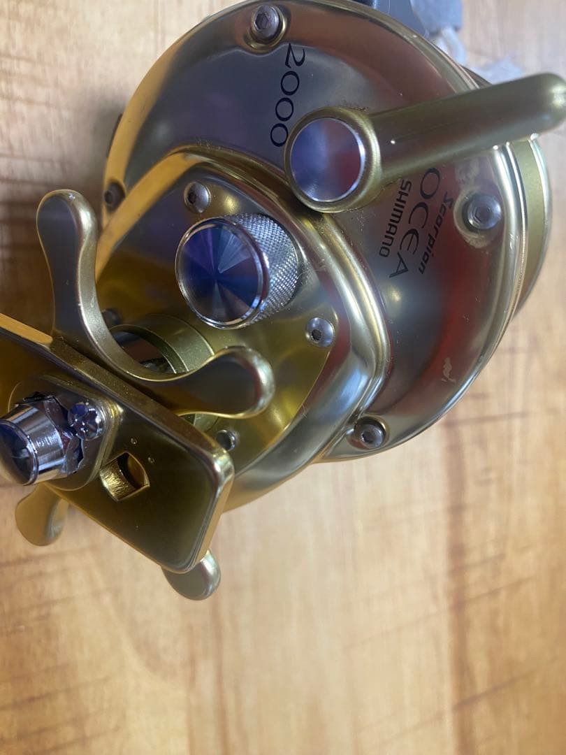 Shimano OCEA 2000 Bait Reel with Line and Storage Bag