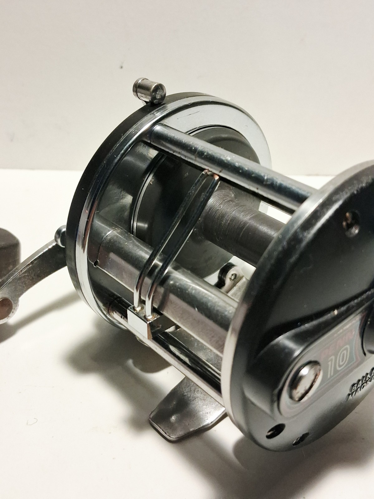 Penn Reels, Model 10 Level wind Ball bearing reel. Aluminum spool. U.S.A. Made.