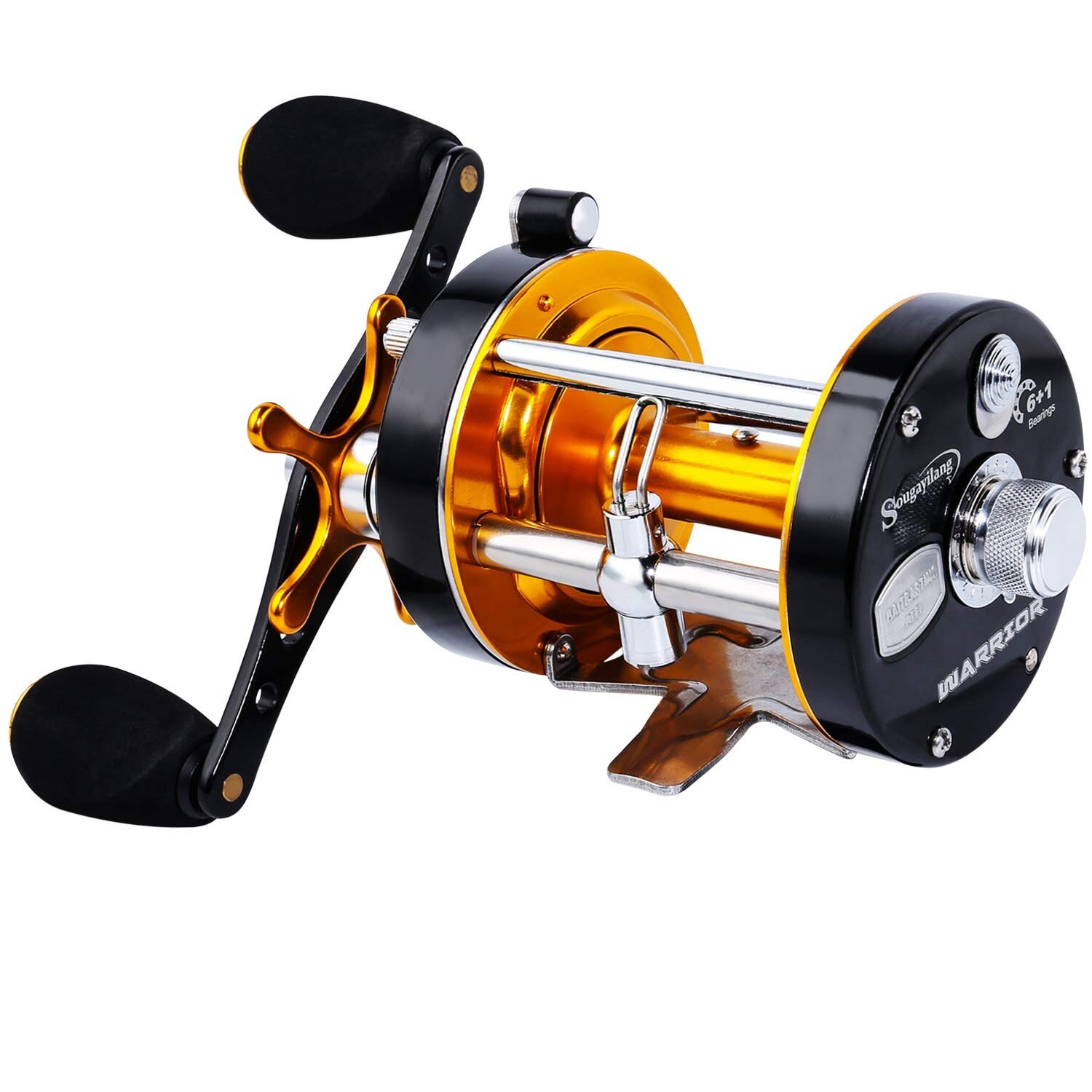 Sougayilang Fishing Reels Round Baitcasting Reel – Conventional Reel – Reinfo…