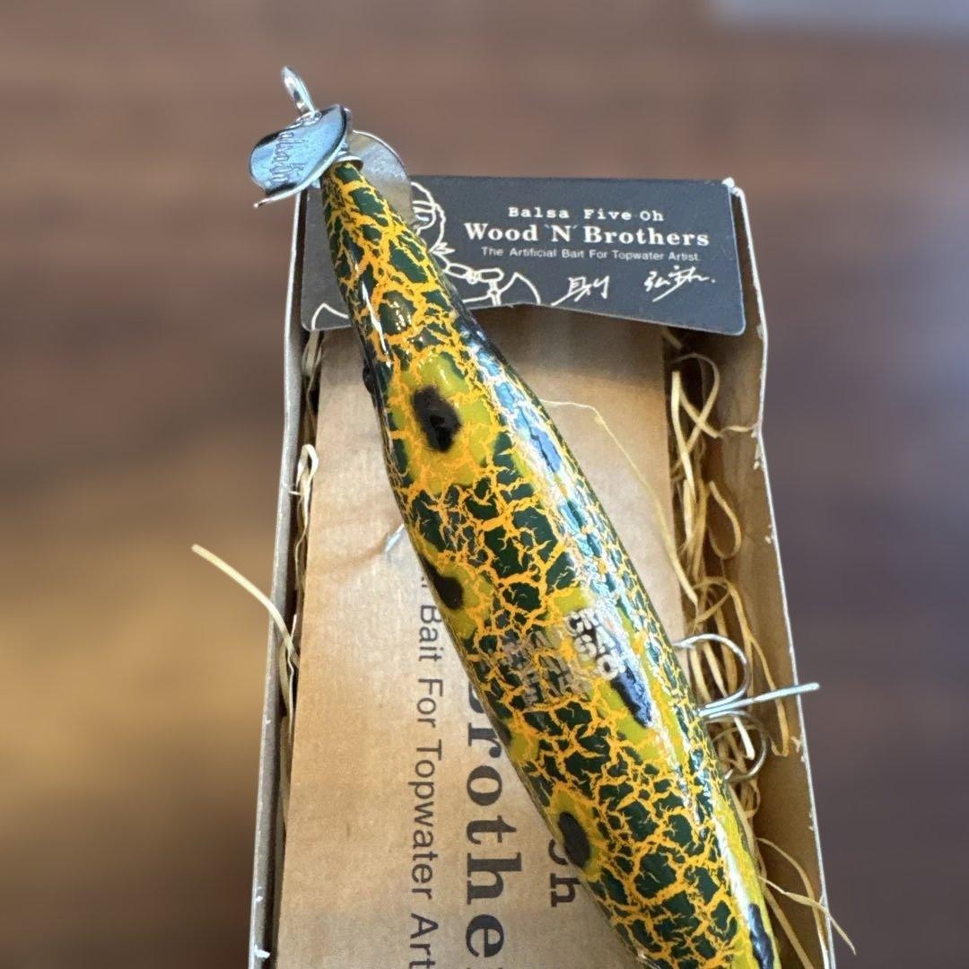 Balsa 50 W Prop Shiner Fishing Lure Topwater Hard Bait Tackle Japan