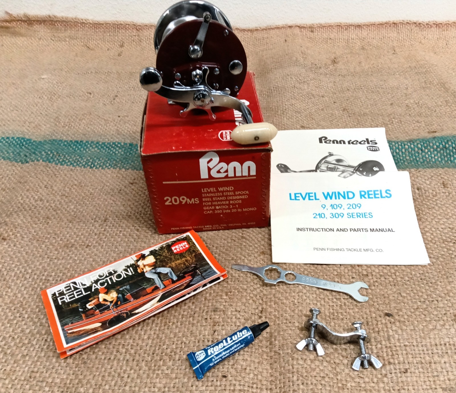 Vintage Penn Peer 209 Fishing Reel Fully Serviced!