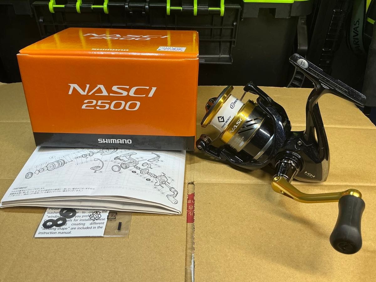 [EXC++] Shimano 16 Nasci 2500 Spinning Reel Box Manual Japan