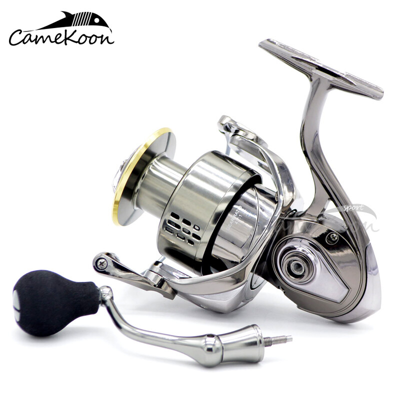 Ultra Smooth 9+1 Bearings Spinning Reel Aluminum Body Powerful Saltwater Fishing