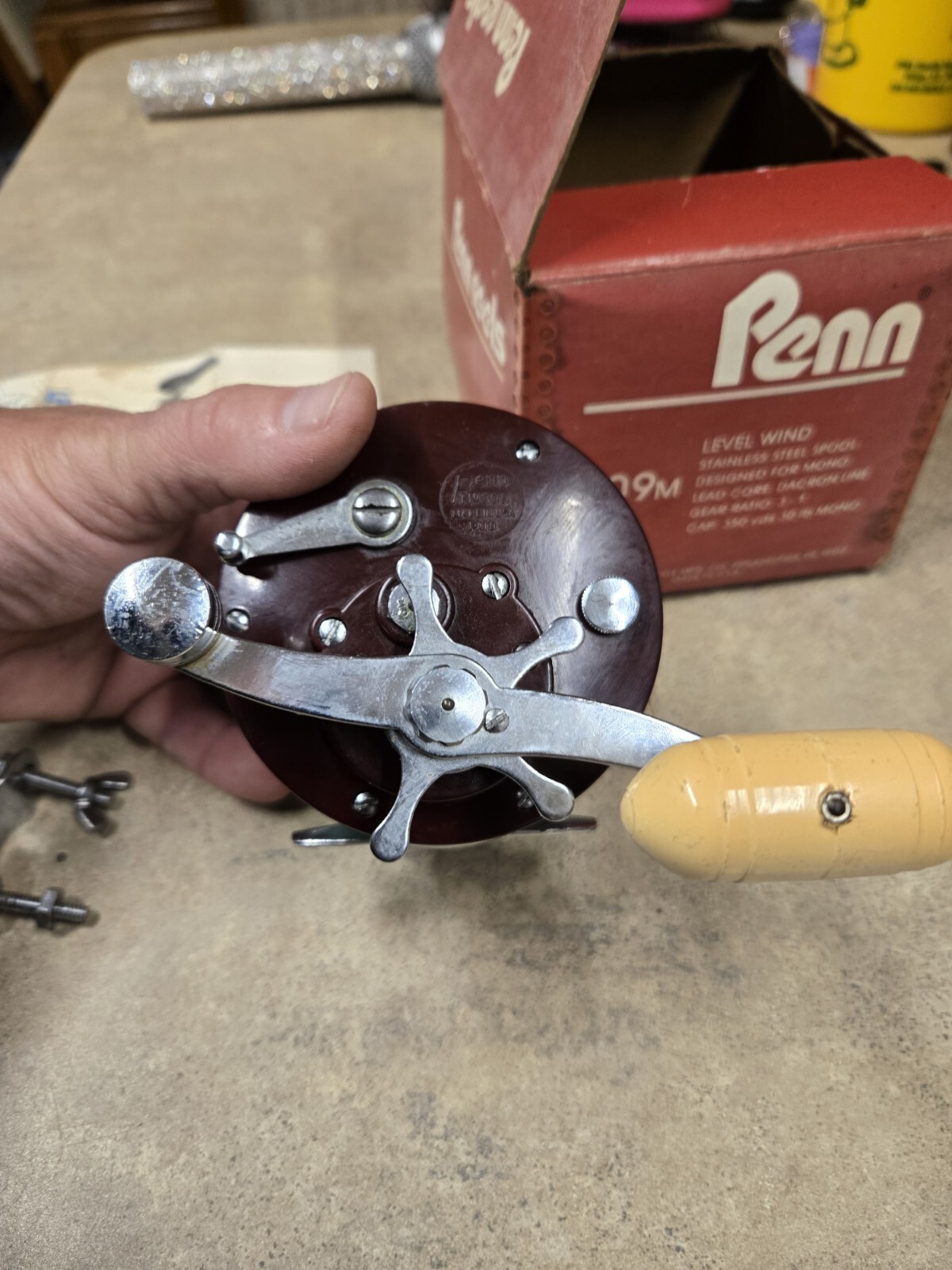 Penn 309m Level Wind With Box Tool And Extras