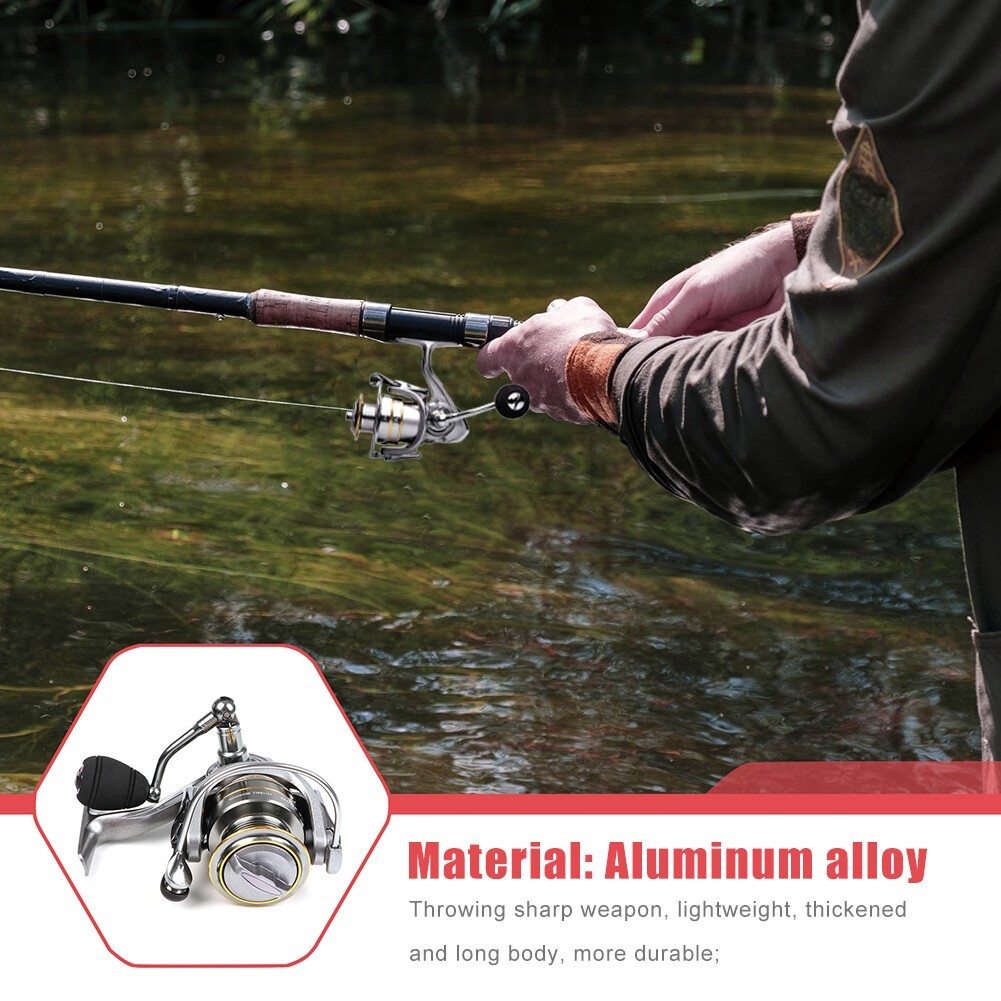 Double Spool Fishing Reel 5.5:1 Gear Ratio Spinning/Casting Reel Fishing Tackles