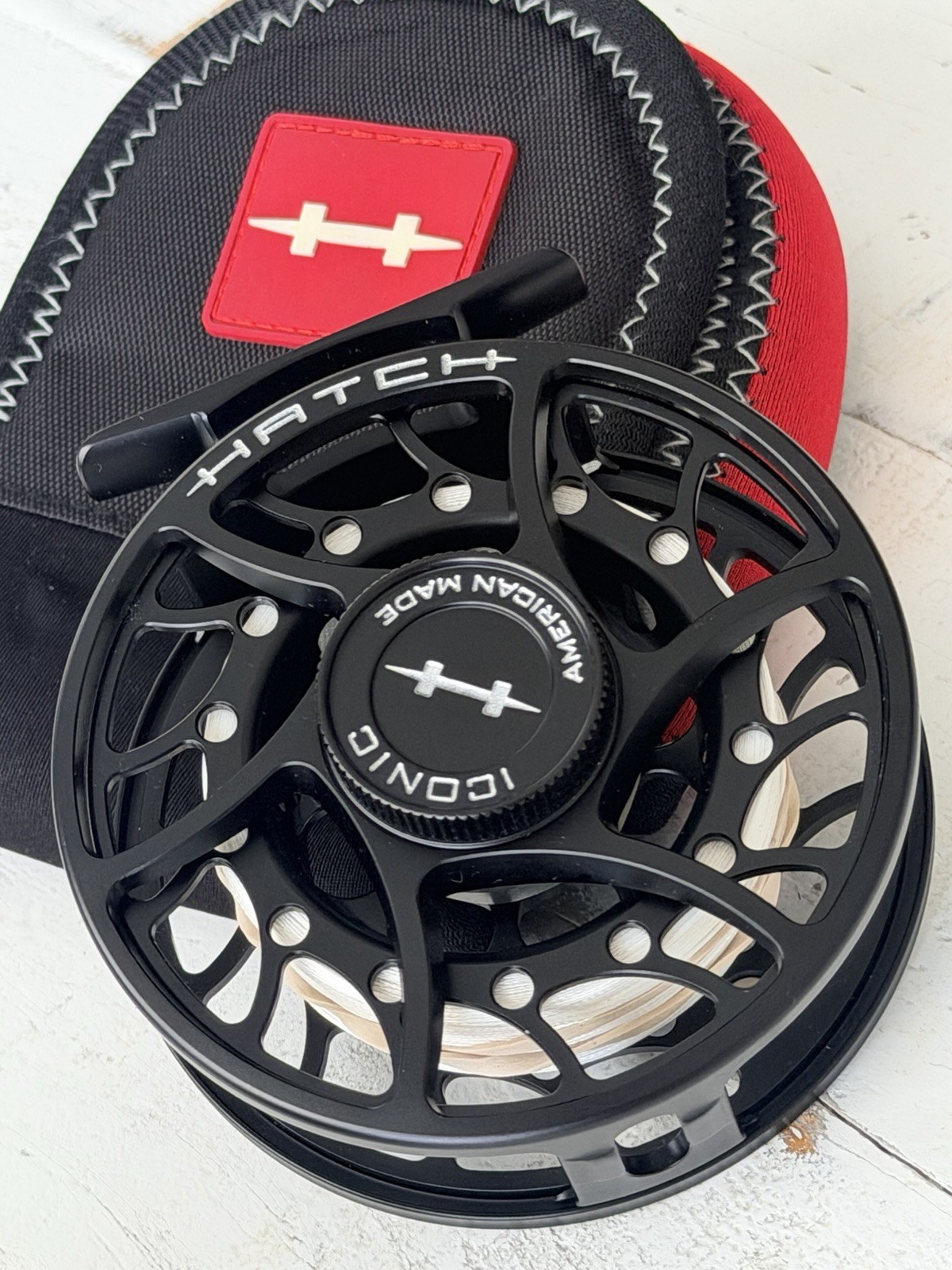 **BEAUTIFUL** 🔥~HATCH~ ICONIC 5+ Black Fly Reel 🔥 ~LEGENDARY~🔥