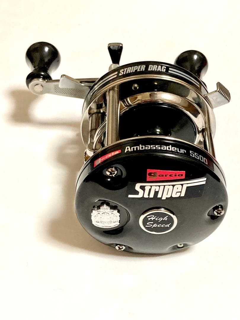 Abu Garcia Ambassador 5500 Striper Black Unused