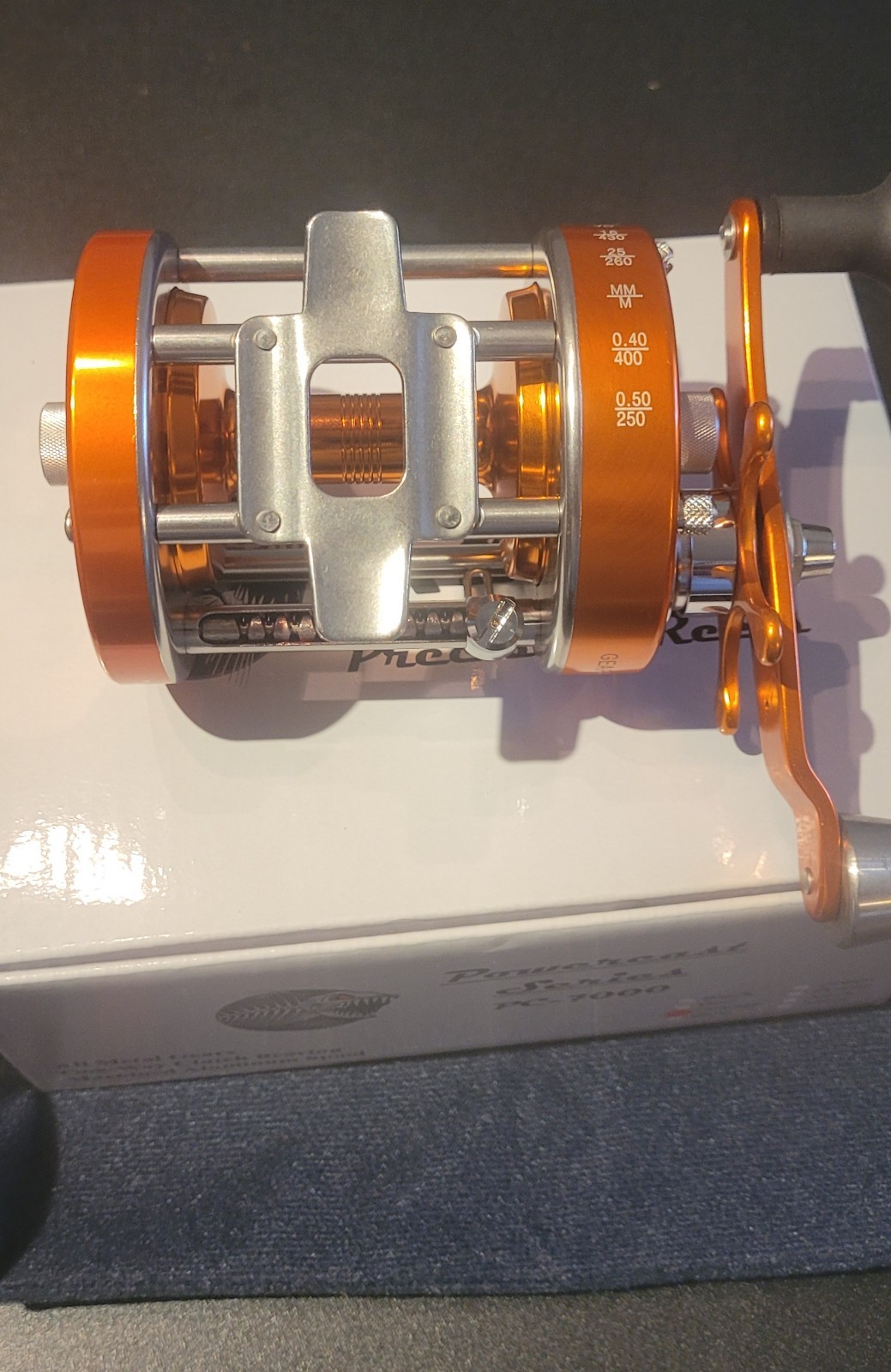 A&S Precision PC Series 7000 reel. All Brass Gears. Lifetime Warranty