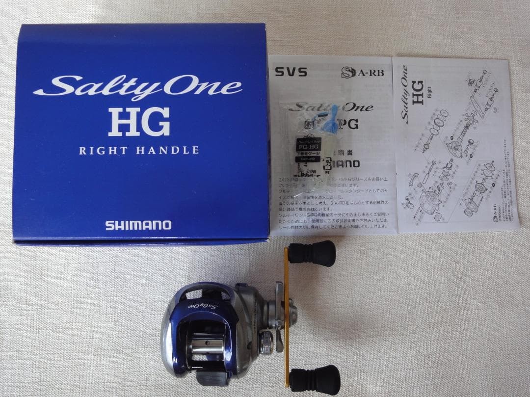 Shimano Salty One HG Bait Reel Used Marine Fishing Tackle