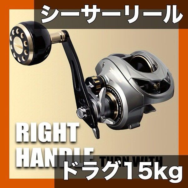 Seasir Mega Cuda Metal Jigging Reel Left/Right Hand 9+1BB 6.5:1 Gear Ratio