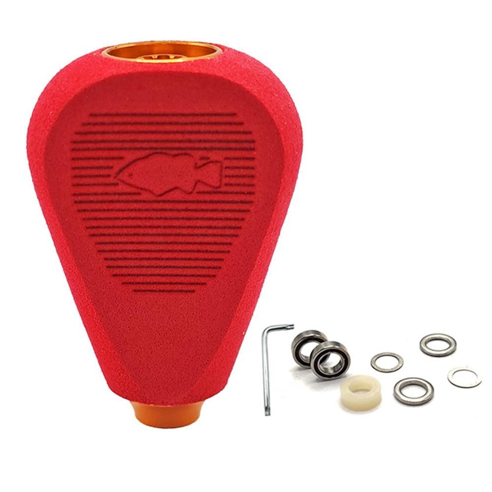 Modified Drum Handle Fishing Reel Knob Anti-slip Grip Bearing Ready Design