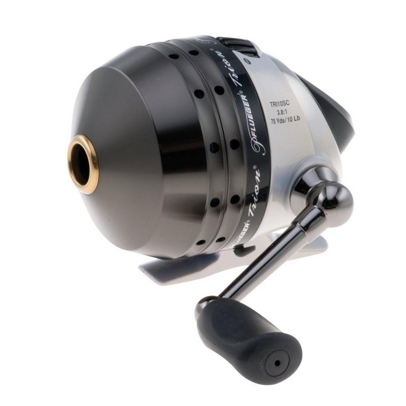 Pflueger TRION10SCB Trion Spincast Fishing Reel, Right/Left Retrieve, Size 10