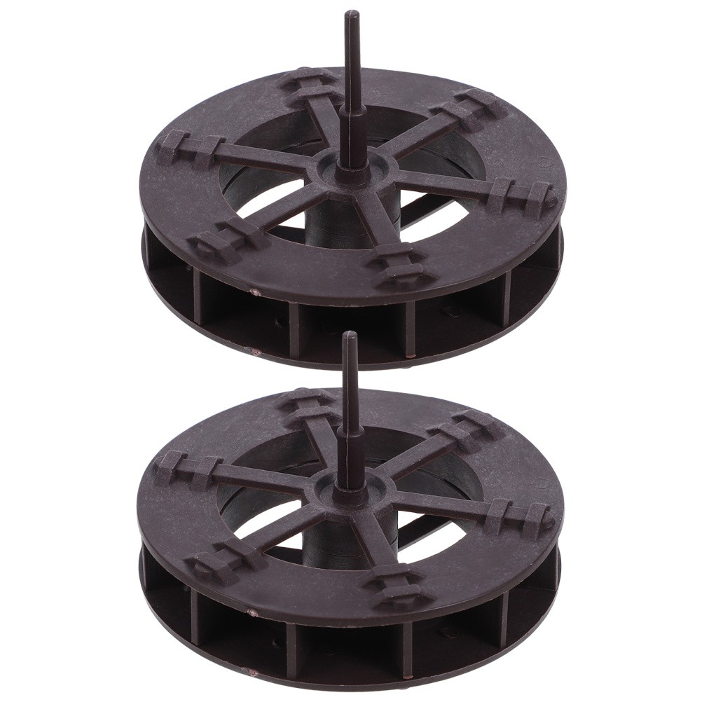 2pcs DIY Waterfall Fountain Accessories Water Wheel Scene Layout Ornaments