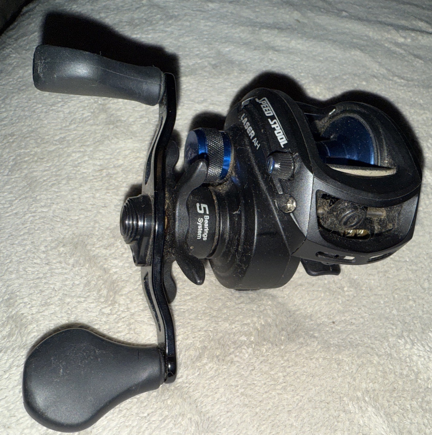 Lews Speed Spool AH1H Laser AH American Hero 6.4:1 5 Bearing System!