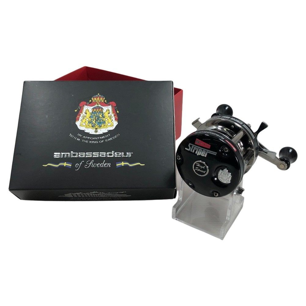 Abu Garcia Ambassadeur Striper 4501 Black Baitcasting Reel Used