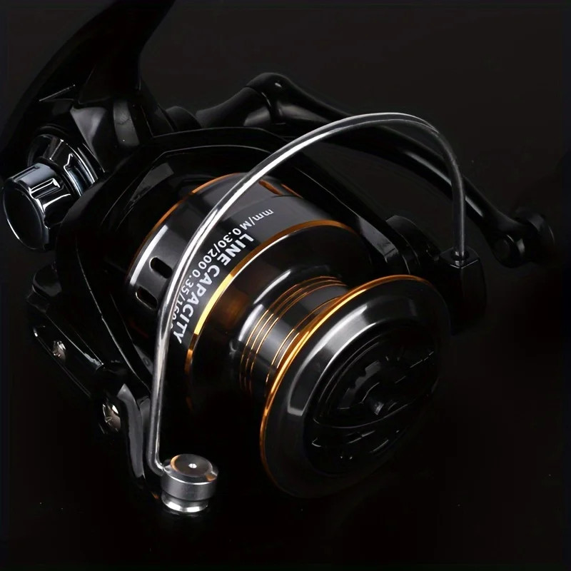 12KG Max Drag Spinning Fishing Reel 5.2:1 Gear Ratio Metal Spool Saltwater