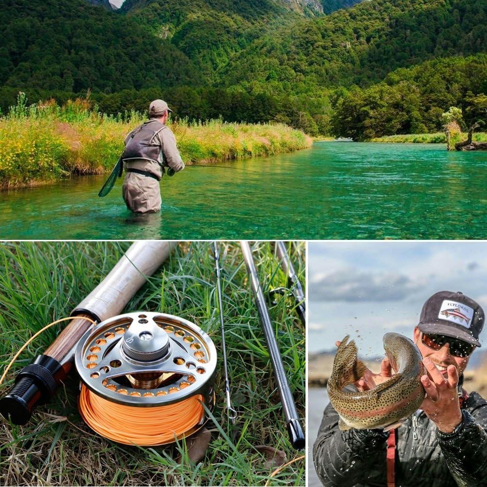 Lightweight CNC-Machined Fly Reel – 2+1BB, Ideal for Trout and Salmon Fishing