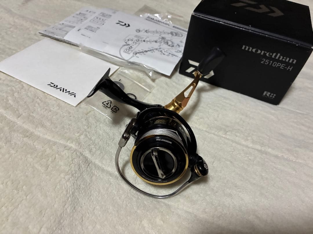 DAIWA morethan 2510PE-H Right Handle Spinning Reel Used JDM Japan