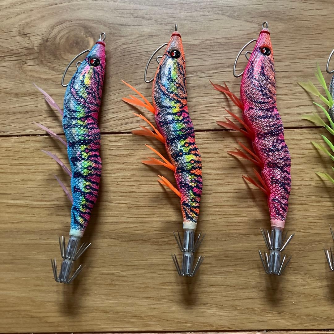 DUEL PataPata Squid Jigs 3.5 Egi Set of 8