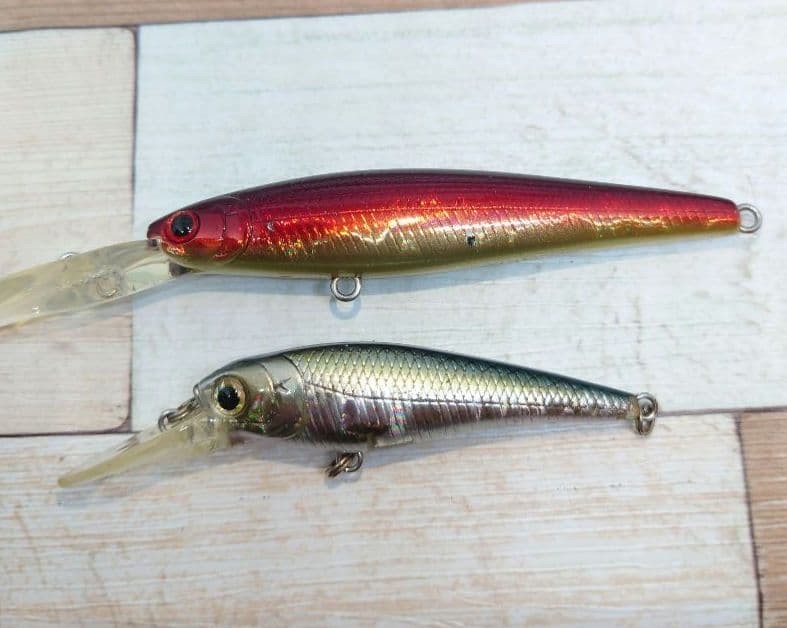 Lucky Craft Baby Shad 60SP Stacey 80 Minnow Lure Used