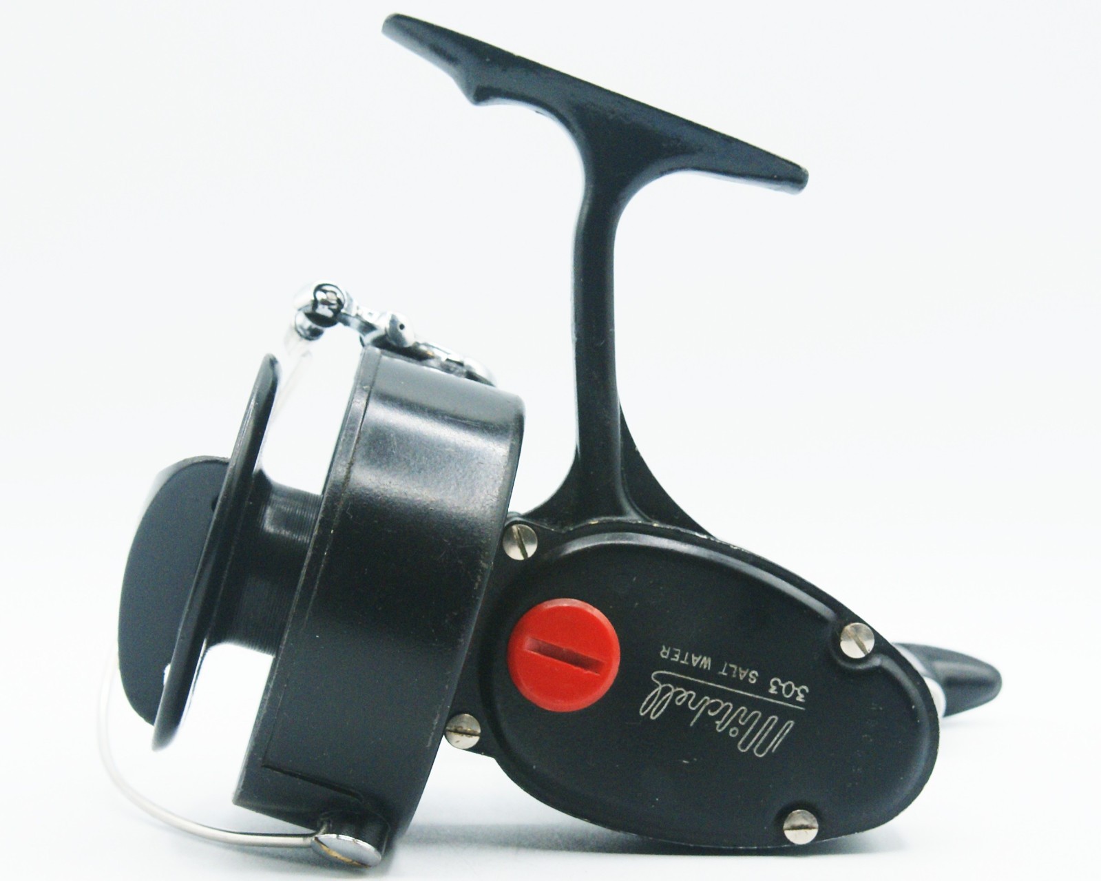 1956 Mitchell 303 right hand Salt Water Spinning Reel in good working condition