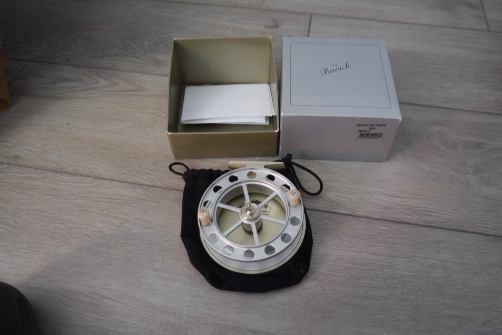 GREYS BEWICK MK1 4″ CENTREPIN REEL NEW BOXED WITH BAG COARSE FISHING TACKLE
