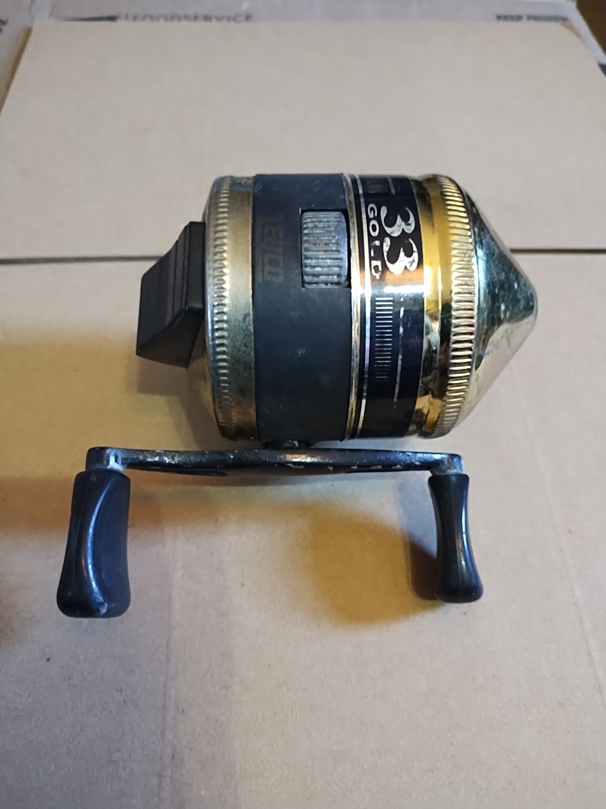 Zebco 33 Gold Fishing Reel Freshwater Crappie Bass Catfish Metal Ball Bearing