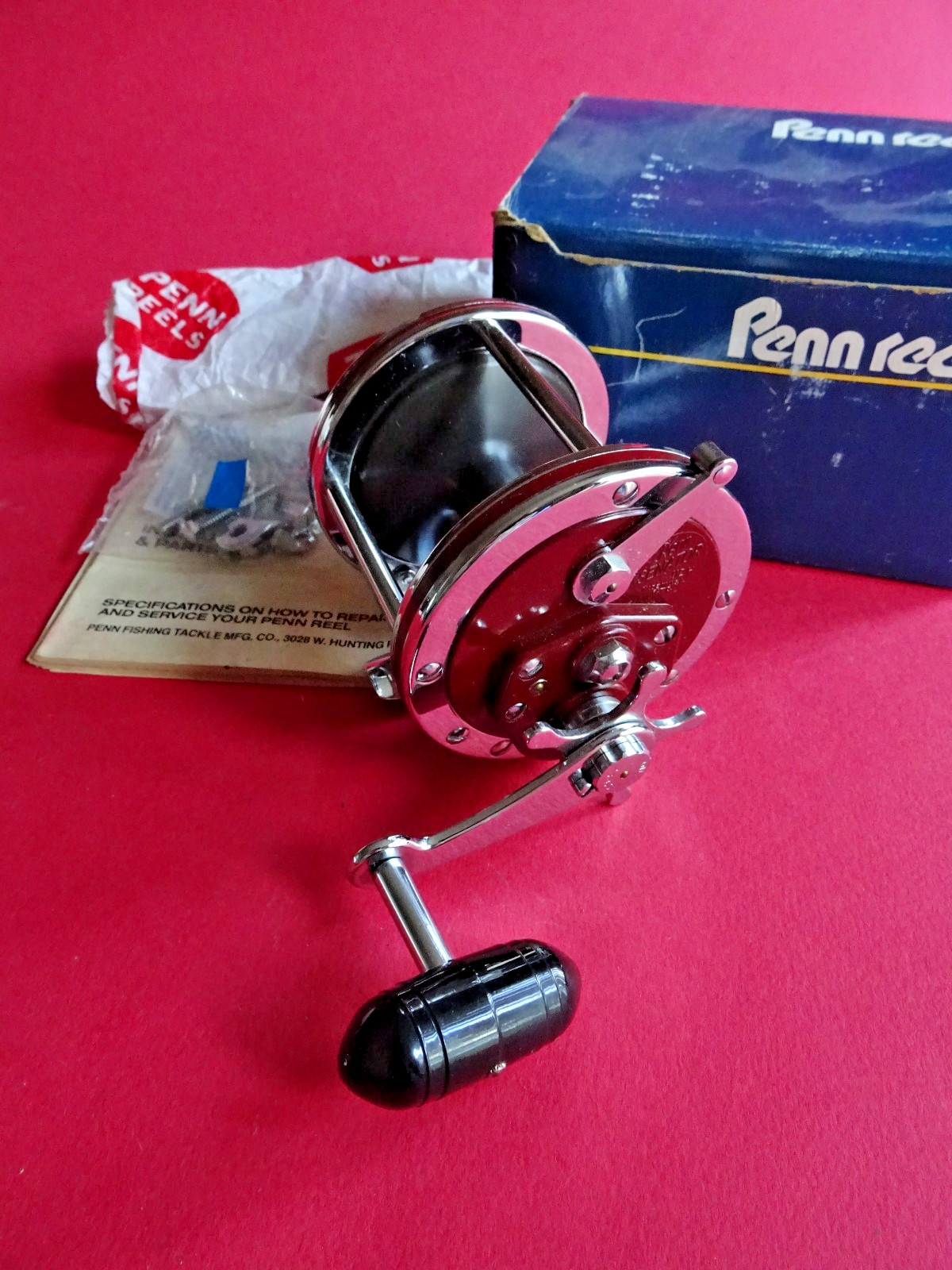 SUPER BOXED UNUSED VINTAGE PENN 112H SPECIAL SENATOR 3/0 MULTIPLIER REEL
