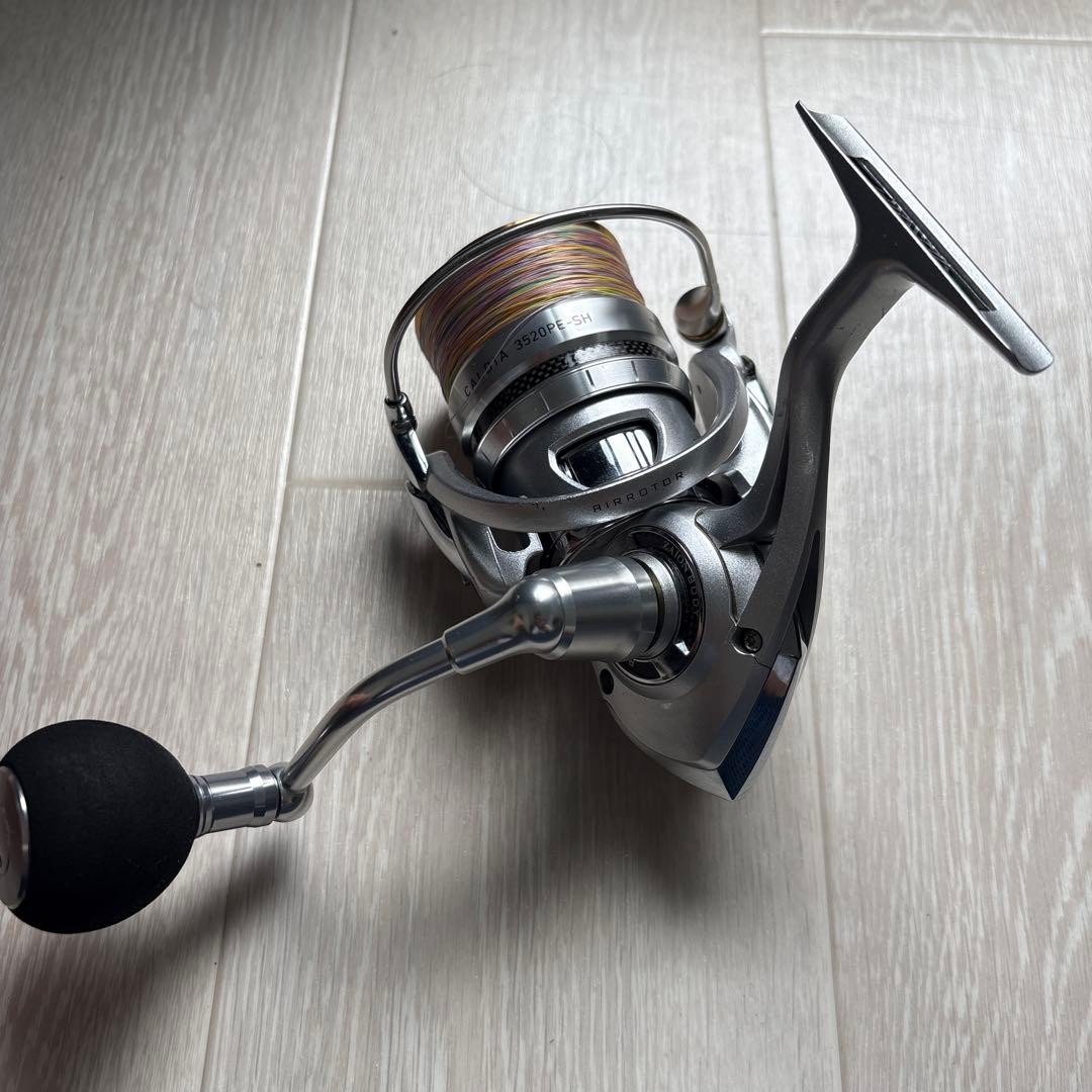 DAIWA CALDIA 3520PE-SH Spinning Reel Used JDM Japan