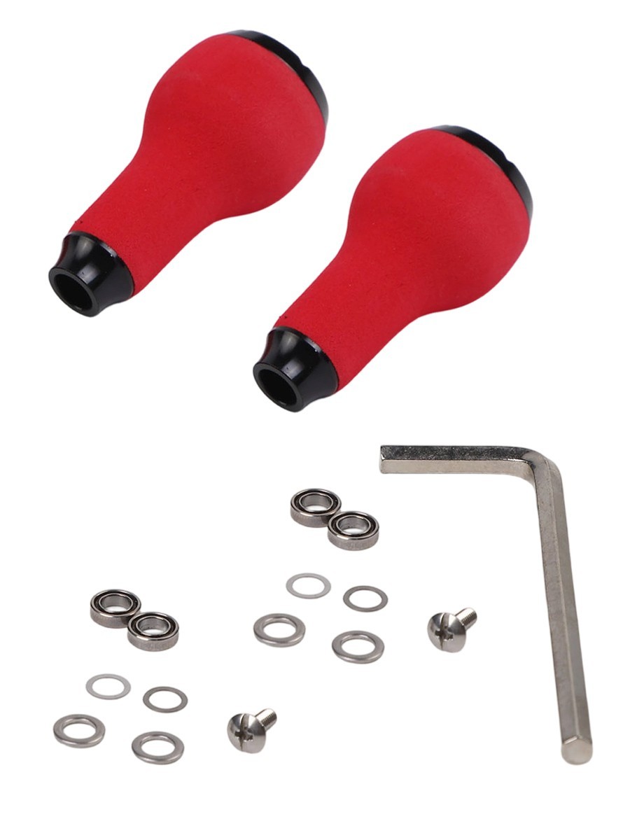 DIY Fishing Accessories EVA Handle Fishing Reel Components Gourd Shaped Grip