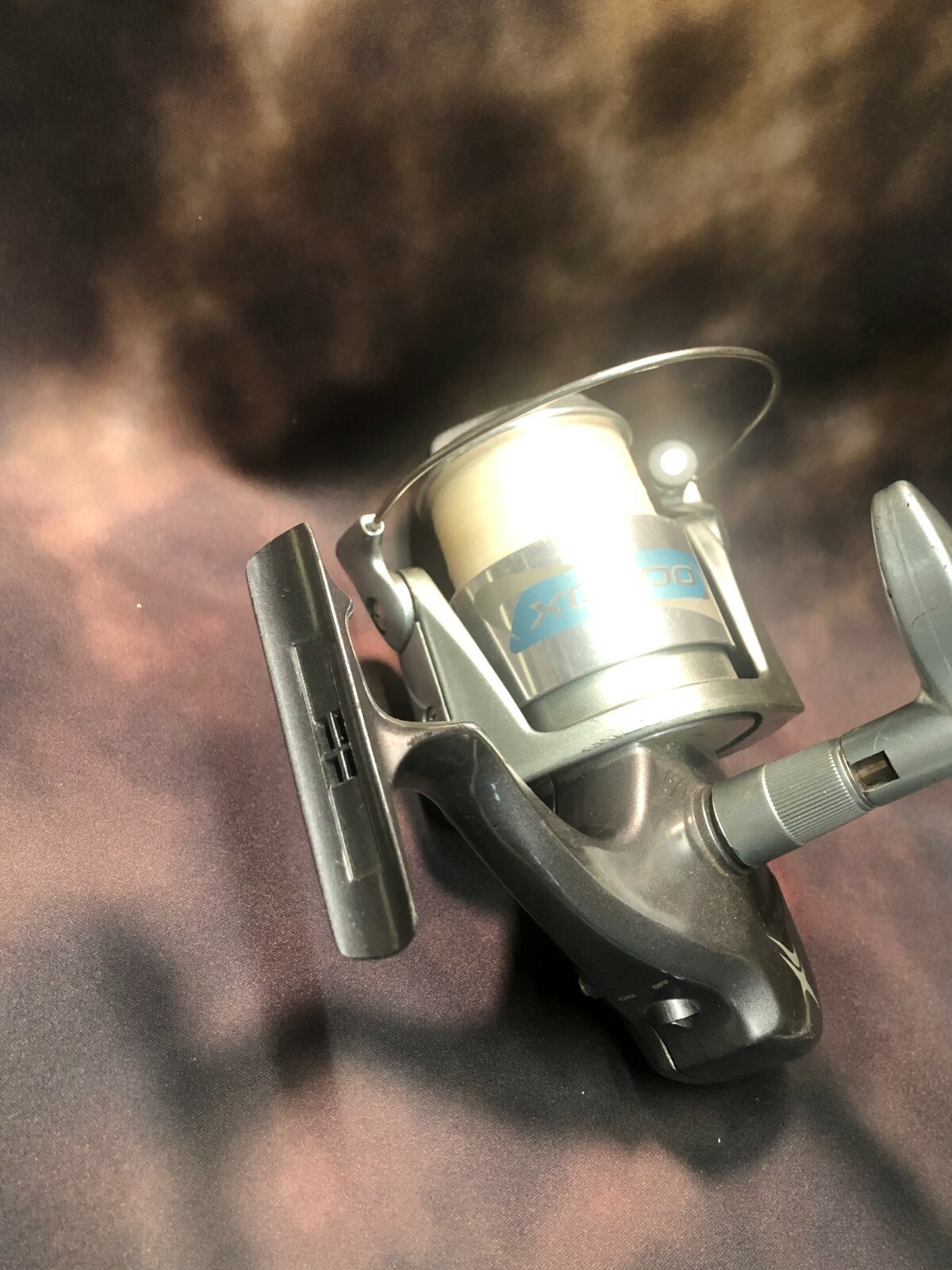 South Bend XC100-70B Heavy Freshwater Fishing Reel Used Silver/Grey