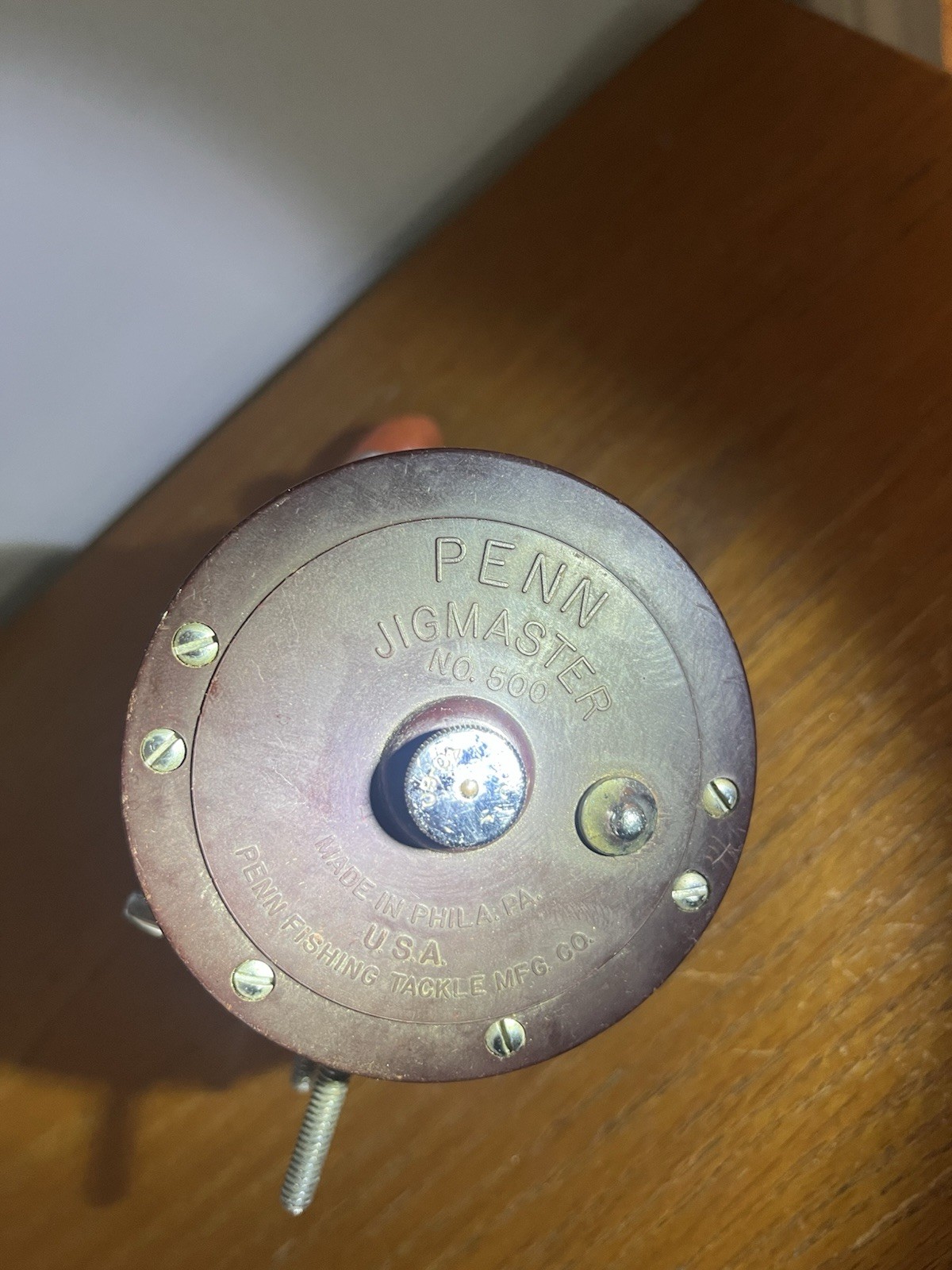 Penn Jig-Master 500 Reel Made In U.S.A. Vintage