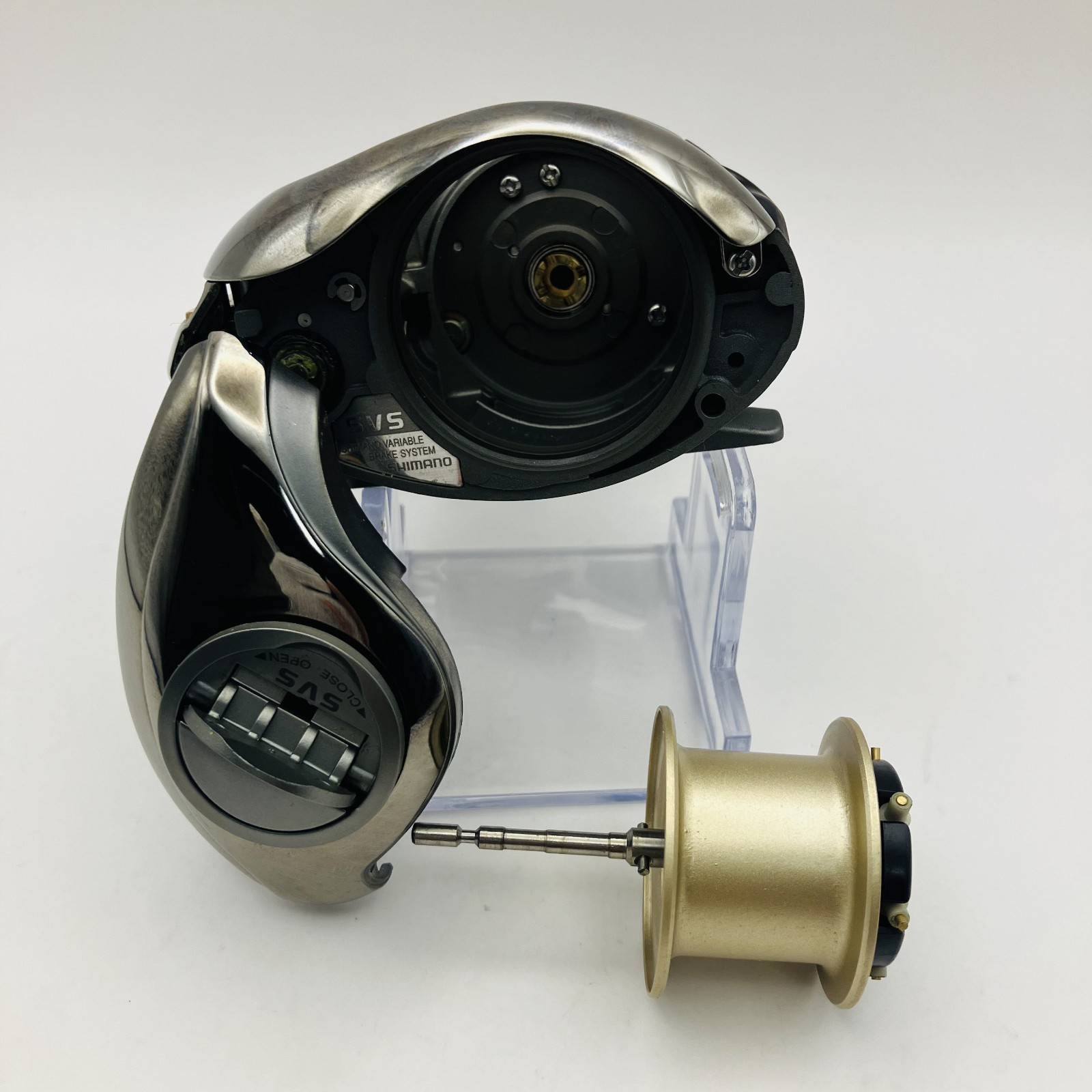 „Near Mint“ Shimano Scorpion ANTARES Right Baitcasting Reel w/Box JAPAN s0449