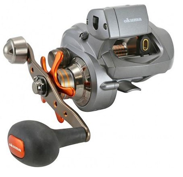 Okuma Coldwater LP Low Profile Reel Line Counter 250/12 lb Right Hand 3BB+1RB