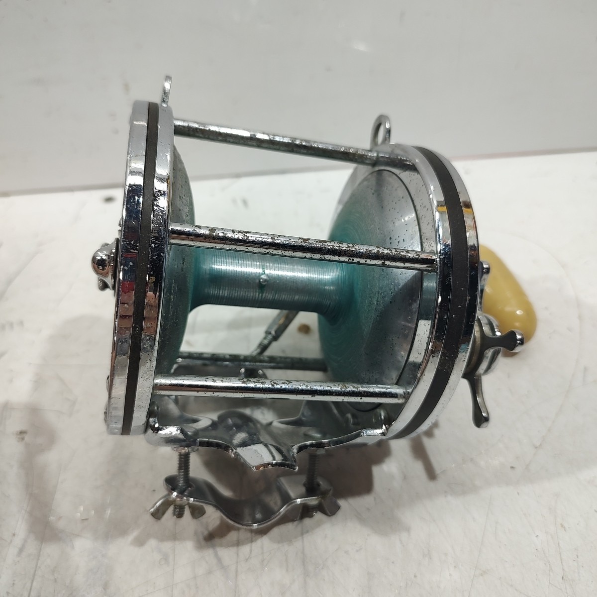 PEEN Senator 9/0 Reel Saltwater Deep Sea 30-115 Complete Working As Found VTG